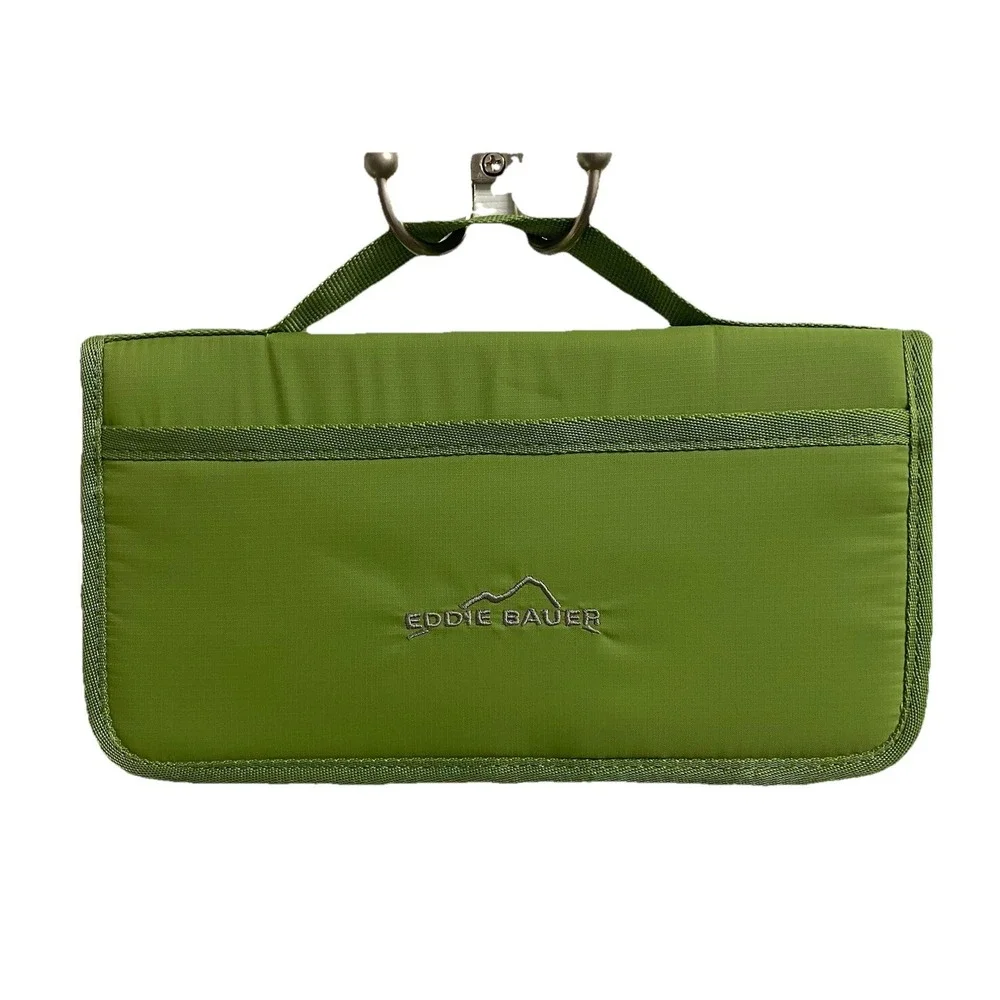 Eddie Bauer Outdoor Travel Wallet- Nylon- Full Zip- Cards/Phone Holder 9.5x5x1